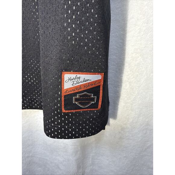 Women’s First Flight Harley Davidson Jersey Size Large Black Jerseys - Picture 2 of 8